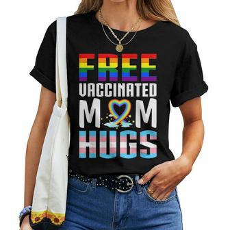 Gay Pride Vaccinated Lgbt Lesbian Lgbtq Proud Mom Women T-shirt | Mazezy