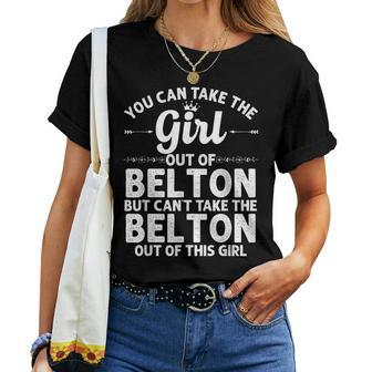Girl Out Of Belton Sc South Carolina Home Roots Women T-shirt | Mazezy DE