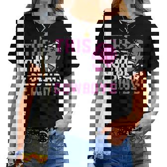 This Girl Loves Her Cowboys Women T-shirt - Thegiftio