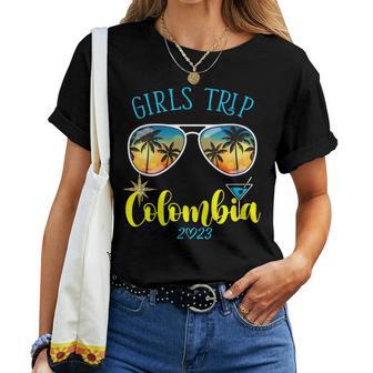 Girls Trip Colombia 2023 For Weekend Birthday Women T-shirt - Thegiftio UK