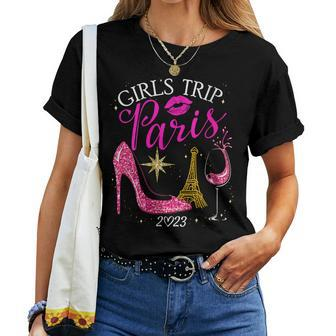 Girls Trip Paris 2023 Weekend Birthday Squad Women T-shirt - Monsterry UK