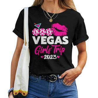 Girls Trip Vegas Las Vegas 2023 Vegas Girls Trip 2023 Women T-shirt - Seseable