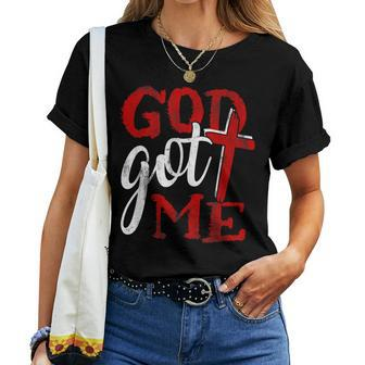 God Christian Faithcross Got Me Religion Quote Inspriration Women T-shirt - Monsterry