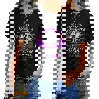 Grandma Is My Name Pickleball Is My Game Pickleball Grandma Women T-shirt | Mazezy