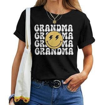 Grandma One Happy Dude Birthday Theme Family Matching Women T-shirt