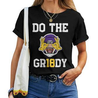 Do The Griddy Griddy Dance Football Women T-shirt | Mazezy