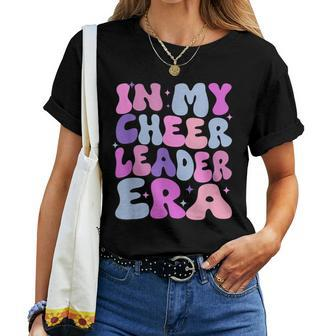 Groovy In My Cheer Coach Era Cheerleader Cheerleading Women T-shirt | Mazezy