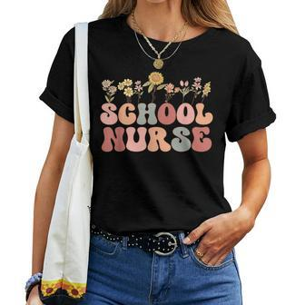 Groovy School Nurse Appreciation Week Back To School Women T-shirt - Monsterry DE
