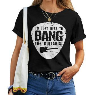 Guitarist Wife Band Groupie Guitar Pick For Wife Women T-shirt | Mazezy