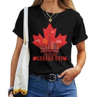 Happy Canada Day Cool Canada Maple For Women Men Kids Women T-shirt | Mazezy