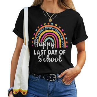 Happy Last Day Of School Students And Teachers End Of School Women T-shirt | Mazezy