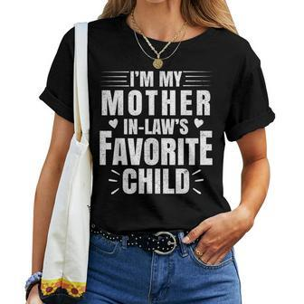 I'm My Mother In Law's Favorite Child Son In Law Men Women T-shirt - Thegiftio UK