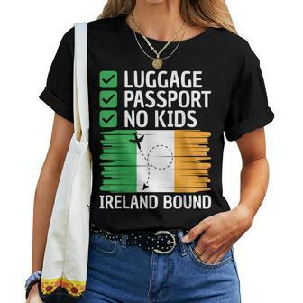 Irish Vacation Outfit Ireland Travel Men Women Ireland Trip Women T-shirt | Mazezy