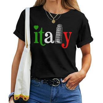 Italy Lovers Italian Flag Italia For MenWomenYouthKid Women T-shirt | Mazezy