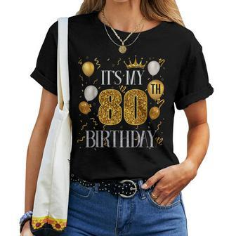 Its My 80Th Birthday Happy 1943 Birthday For Women T-shirt | Mazezy