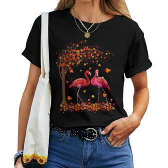 It's Fall Y'all Flamingo Thanksgiving Halloween Birds Lover Halloween Women T-shirt | Mazezy AU