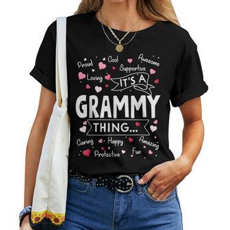 It's A Grammy Thing Sayings Cute Grandma Women T-shirt - Monsterry UK