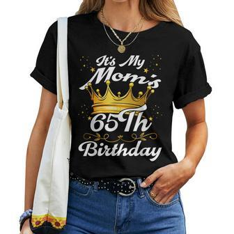 It's My Mom's 65Th Birthday Crown Women's Moms 65Th Birthday Women T-shirt | Mazezy