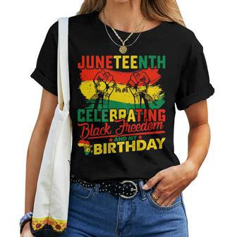 Junenth Birthday June 19Th Birthday Celebrating Men Women Women T-shirt Crewneck | Mazezy