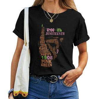 Junenth Freeish Pinky 1908 Black African American Women Women T-shirt | Mazezy