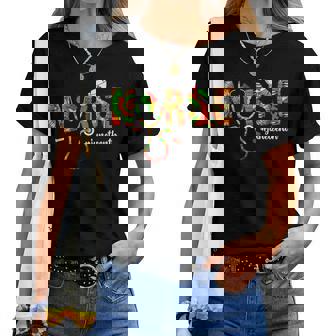 Junenth Nurse Tie Dye Nursing Kente 1865 Black History Women T-shirt | Mazezy
