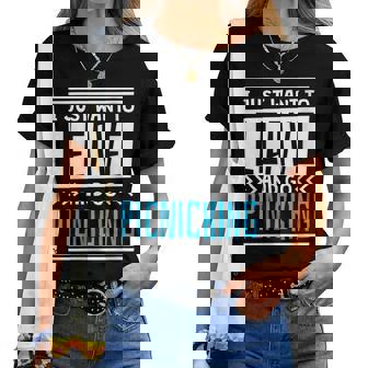 I Just Want To Leave And Go Picnicking Women T-shirt | Mazezy