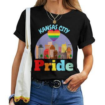 Kansas City Gay Pride Lgbtqia Missouri Kc Mo Lesbian Queer Women T-shirt