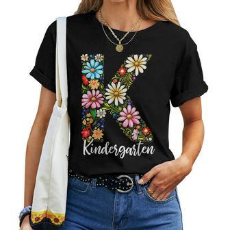 Kindergarten Teacher First Day Of School Back To School Kids Women T-shirt - Seseable