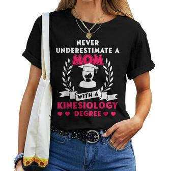 Kinesiology Mum Kinesiologist Mother Never Underestimates Women T-shirt - Monsterry DE