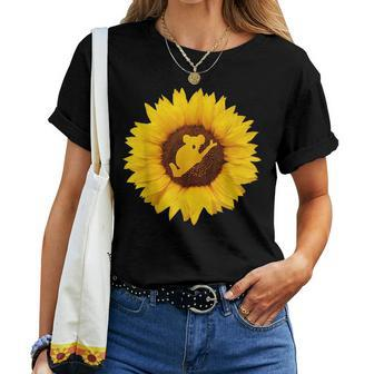 Koala For Women Men Bear Animal Possum Sunflower Lover For Bear Lovers Women T-shirt | Mazezy