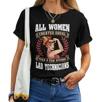 Lab Technician Women Medical Scientists Laboratory Assistant Women T-shirt - Seseable