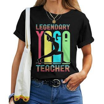 Legendary Yoga Teacher Instructor Coach Meditation Asana Zen Women T-shirt | Mazezy