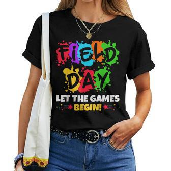 Let The Games Begin 2023 Last Day Of School Student Teachers Women T-shirt | Mazezy