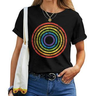 Lgbt Equality March Rally Protest Parade Rainbow Target Gay Women T-shirt | Mazezy