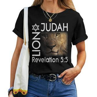 Lion Of Judah T Christian T Jesus Women T-shirt | Mazezy