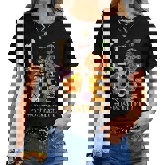 Love Postal Halloween Costume Pumpkin Autumn Fall Halloween Costume Women T-shirt | Mazezy