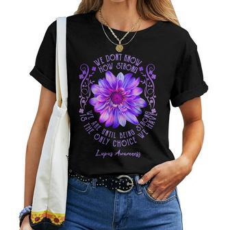 Lupus Awareness Costume Daisy Flower Warrior Women T-shirt | Mazezy