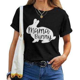 Mama Bunny Cute Rabbit Mom Family Easter Women T-shirt | Mazezy