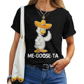 Me-Goose-Ta - Saying Cute Goose Cool Spanish Mexican Women T-shirt | Mazezy