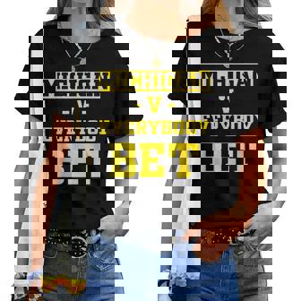 Michigan Bet For Michigan Bet Women T-shirt | Mazezy