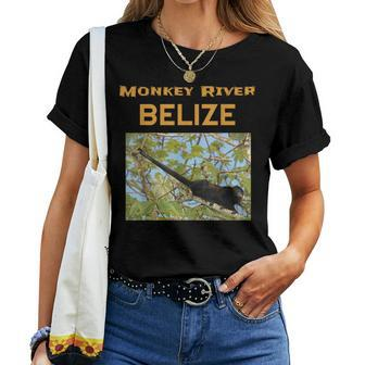 Monkey River Belize Howler Monkey Souvenir Women T-shirt | Mazezy