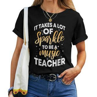 Music Teacher Musical Professor Conservatory Instructor Women T-shirt | Mazezy
