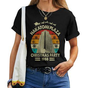 nakatomiplaza Christmas Party 1988 Xmas Holiday Women T-shirt | Mazezy