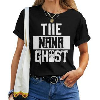 The Nana Ghost Grandma Granny Halloween Scary Costume Women T-shirt | Mazezy