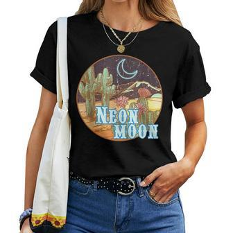 Neon Moon 90S Country Western Cowboy Cowgirl Women T-shirt | Mazezy