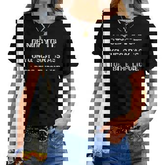 Nobody Told Your Scary Ass To Be The Police - Defund Police Women T-shirt Crewneck | Mazezy