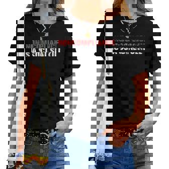 Noncompliance Is A Social Skill Women T-shirt | Mazezy