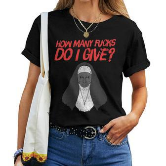 Nun Pun Halloween Catholic Introvert Meme Women T-shirt | Mazezy
