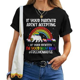 If Your Parents Arent Accepting Im Your Mom Now Lgbt Flag Women T-shirt | Mazezy DE