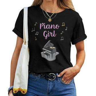Piano Girl Piano Player Pianist Women T-shirt - Monsterry UK